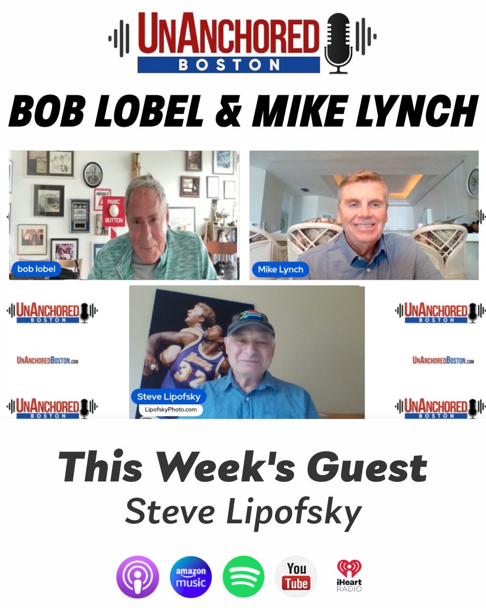 Steve Lipofsky joins Bob Lobel and Mike Lynch on this week’s episode of Unanchored Boston to share the iconic photos that were featured in the new Celtics City series. Hear the stories behind the shots that defined generations of Boston basketball. 🏀

Find links to watch now at