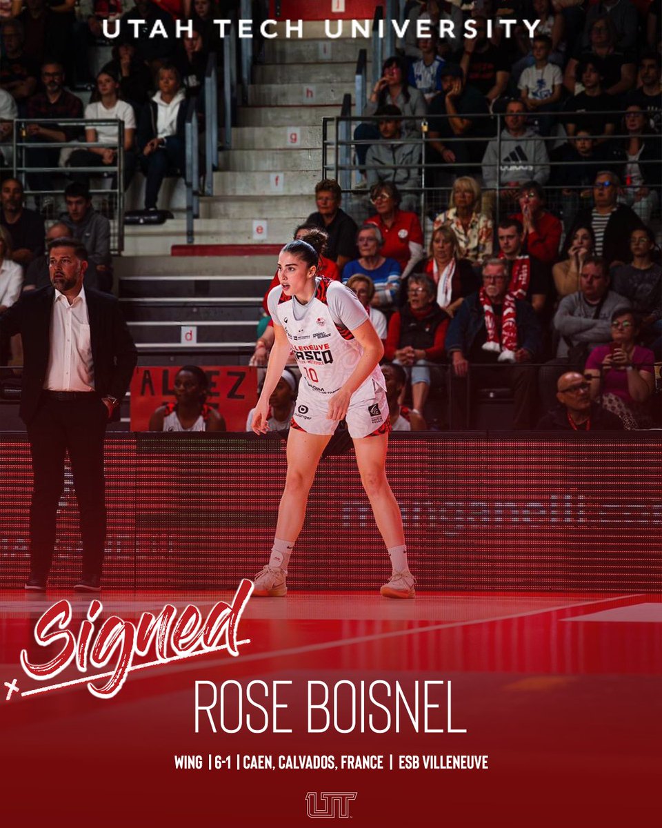 UtahTech_WBB's tweet image. ✍️ Welcome @BoisnelRose to the Trailblazer Women's Basketball Family!
📰 - tinyurl.com/ymfr52je
#UtahTechBlazers | #WACwbb | #WAChoops