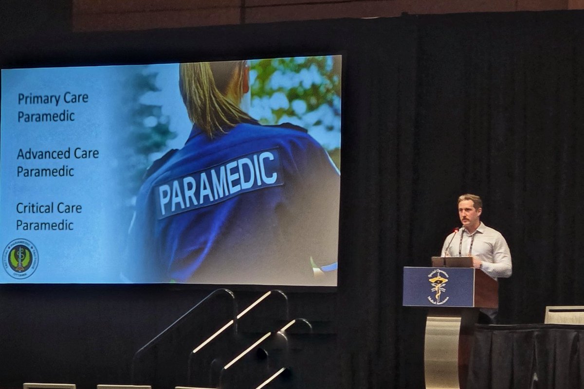 Awesome to see Ottawa paramedic <a href="/SeeWillyJ/">Will Johnston</a> presenting about his tactical paramedic competency framework at the 2025 Special Operations Medicine Conference.  VERY well done, Will!