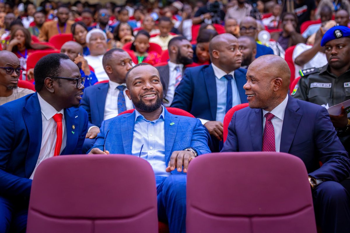 Our boss was in the house today.
At the Enugu Tech festival @Enugutechfestival

Thanks for initiating the 3 million Technical Talent program sir. <a href="/bosuntijani/">Dr. 'Bosun Tijani</a>
<a href="/3MTTNigeria/">3MTT Nigeria</a> 
The impact is felt all over Africa.