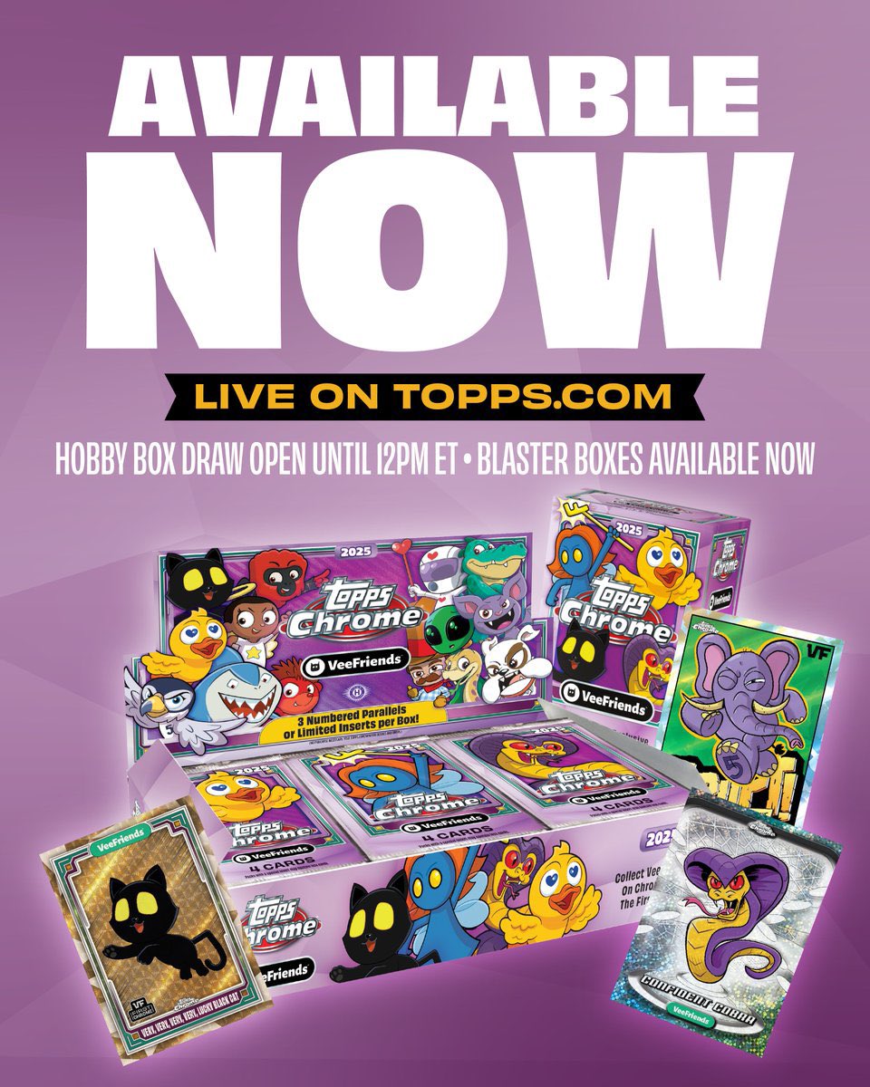 Shonduras (@shonduras) on Twitter photo we got invited to be SKETCH ARTiSTS and create real Veefriends cards!!
the kids art will be featured in the official TOPPS Chrome Veefriends packs that just dropped globally!!!!
any guesses what they sketched?
<a href="/VeeFriendsCards/">VeeFriends Cards</a> <a href="/garyvee/">Gary Vaynerchuk</a> ✍️ we got invited to be SKETCH ARTiSTS and create real Veefriends cards!!
the kids art will be featured in the official TOPPS Chrome Veefriends packs that just dropped globally!!!!
any guesses what they sketched?
<a href="/VeeFriendsCards/">VeeFriends Cards</a> <a href="/garyvee/">Gary Vaynerchuk</a> ✍️