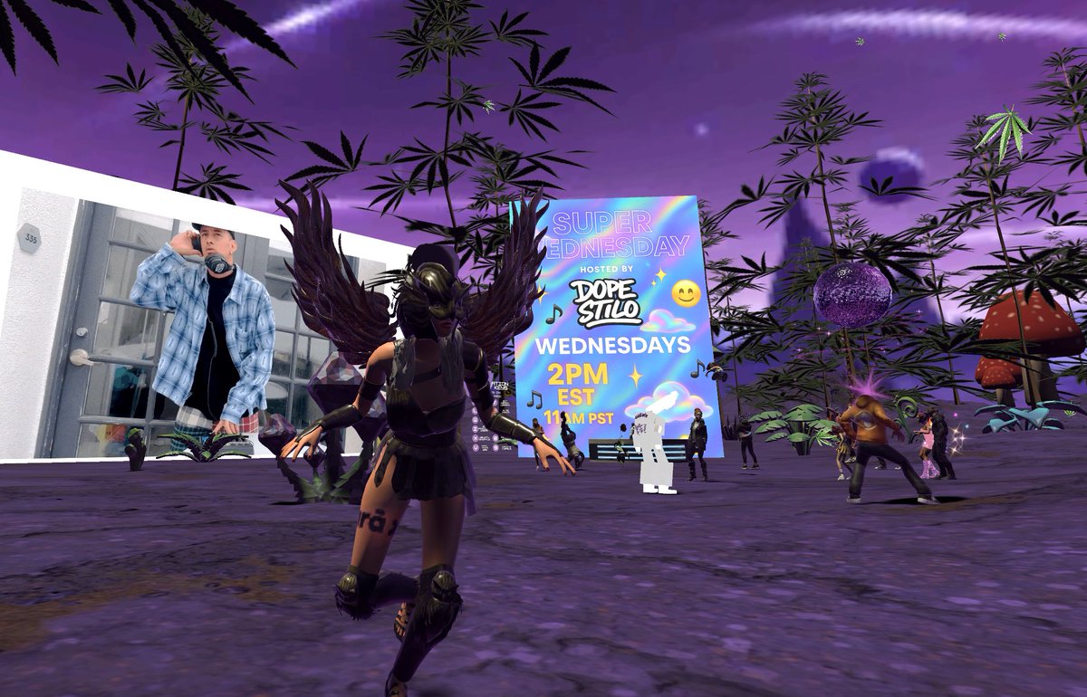 iraxlab's tweet image. We attended #SuperWednesday today - @DopeStilo's concert in @StonerWorldGBL on @Spatial_io.
@9dghost #iraxlab #SpatianGuide #Spatial #Web3