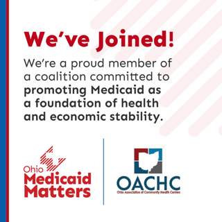 🌟Happy Hump Day!🌟 We want as many Ohioans as possible to have the healthcare they need to work and thrive. That’s why we’ve joined the Ohio Medicaid Matters (<a href="/OMMCoalition/">Ohio Medicaid Matters</a>) coalition. #ValueCHCs #ProtectMedicaid 

📢Learn and join the movement: ohiomedicaidmatters.org