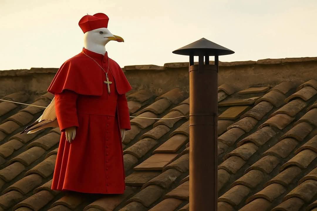 VolpeReal's tweet photo. Vabbè... #Conclave2025 #fumatanera https://t.co/Jsh3lg3DA1