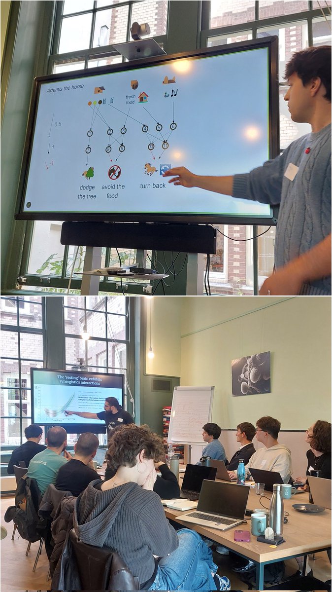 Marilyn Gatica (@gaticamarilyn) on Twitter photo A great day at our Brain Modeling and High-Order Interactions workshop at IAS. Many thanks to <a href="/UvA_IAS/">UvA Institute for Advanced Study</a> and <a href="/EmergenceDIEP/">Dutch Institute for Emergent Phenomena</a> for their huge support, and to all our speakers and attendees—both online and in person—for making it possible! 👏🏻👏🏻👏🏻
<a href="/carlosmig_12/">Carlos Coronel</a> <a href="/rherzoga/">Rubén Herzog Amunátegui</a> <a href="/matte_blacks/">Matteo Neri</a> A great day at our Brain Modeling and High-Order Interactions workshop at IAS. Many thanks to <a href="/UvA_IAS/">UvA Institute for Advanced Study</a> and <a href="/EmergenceDIEP/">Dutch Institute for Emergent Phenomena</a> for their huge support, and to all our speakers and attendees—both online and in person—for making it possible! 👏🏻👏🏻👏🏻
<a href="/carlosmig_12/">Carlos Coronel</a> <a href="/rherzoga/">Rubén Herzog Amunátegui</a> <a href="/matte_blacks/">Matteo Neri</a>