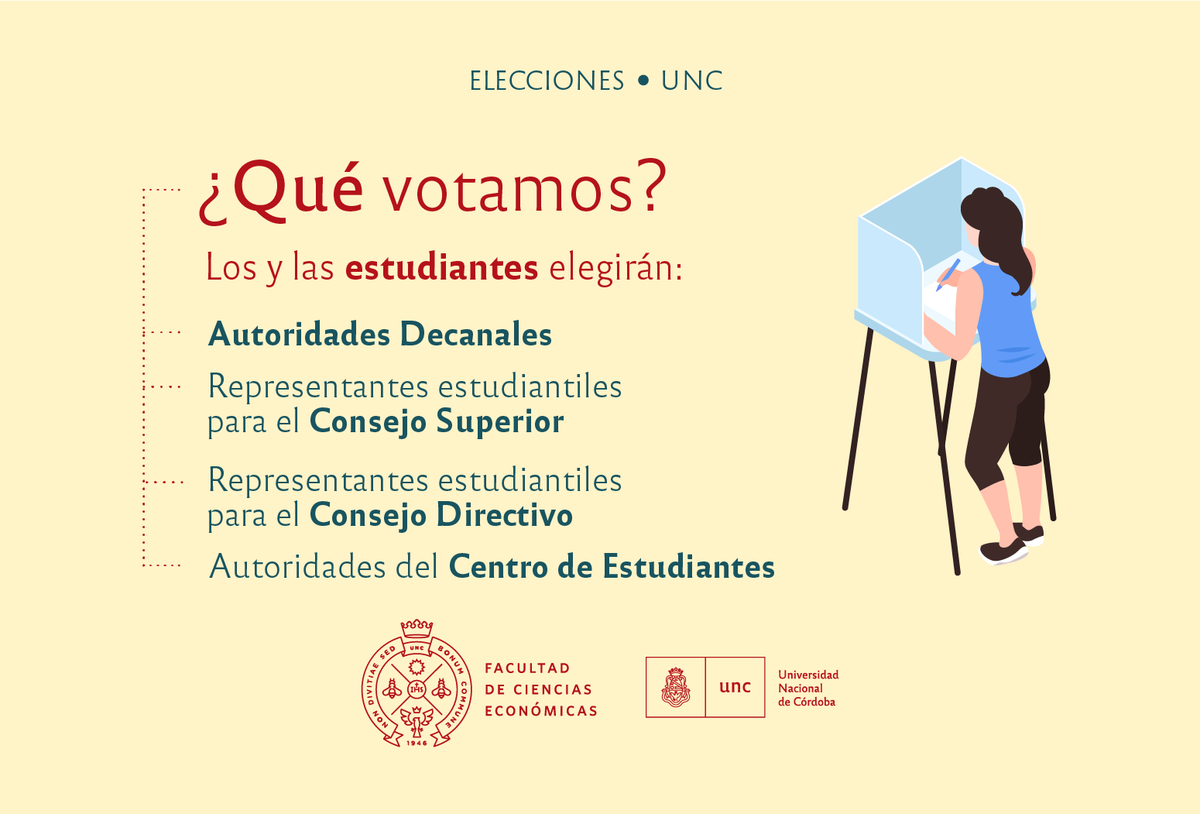 EconomicasUNC's tweet photo. 🎒 ¿Sos #EstudianteFCE?  Prestá atención a esta info https://t.co/M02zk5zpIr