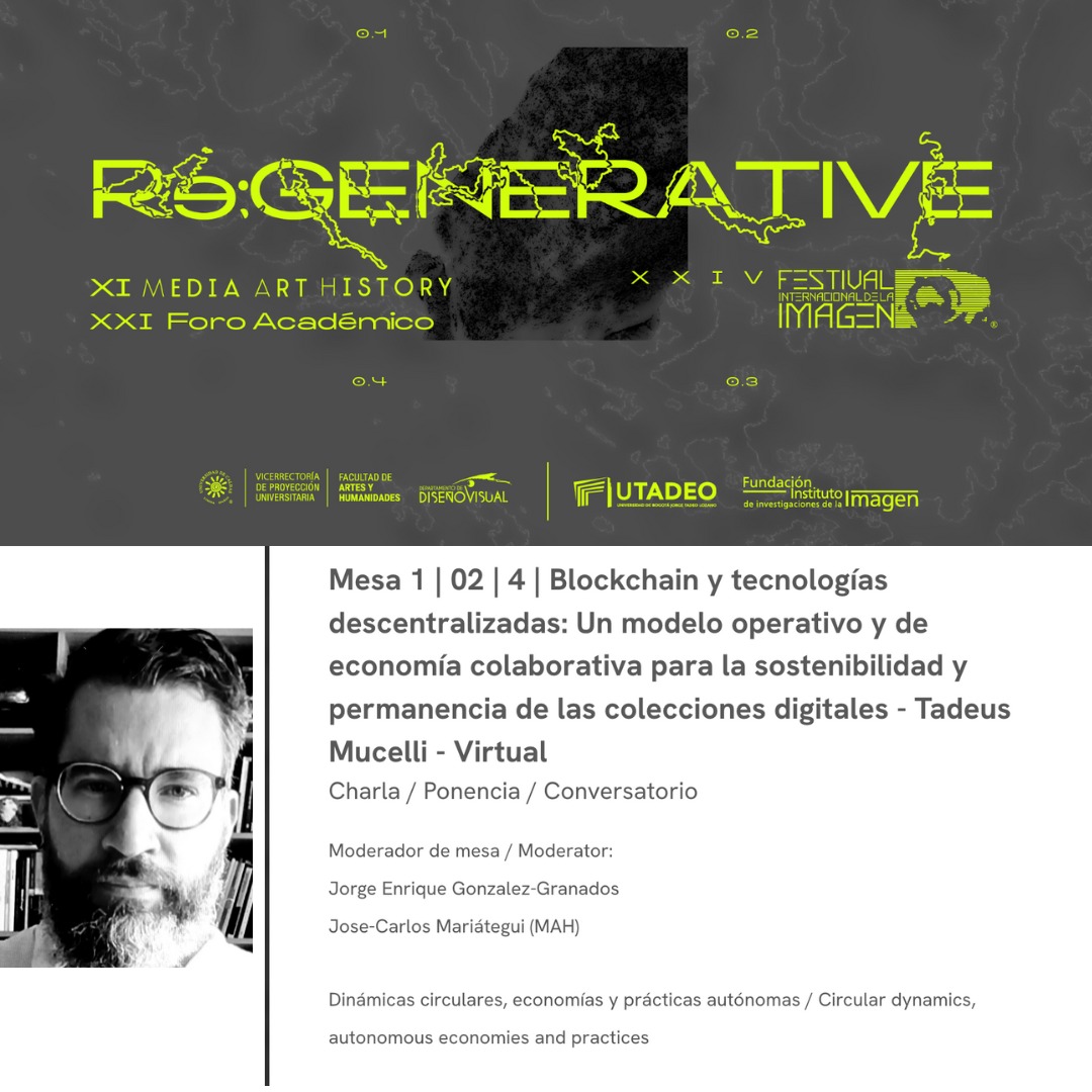 De volta (2025) à Colômbia (estive em 2017, ISEA), para o incrível Festival de La Imagen. Um dos melhores eventos de arte, design e tecnologia da América do Sul, desta vez sediando o MAH 2025 (Media Art History)