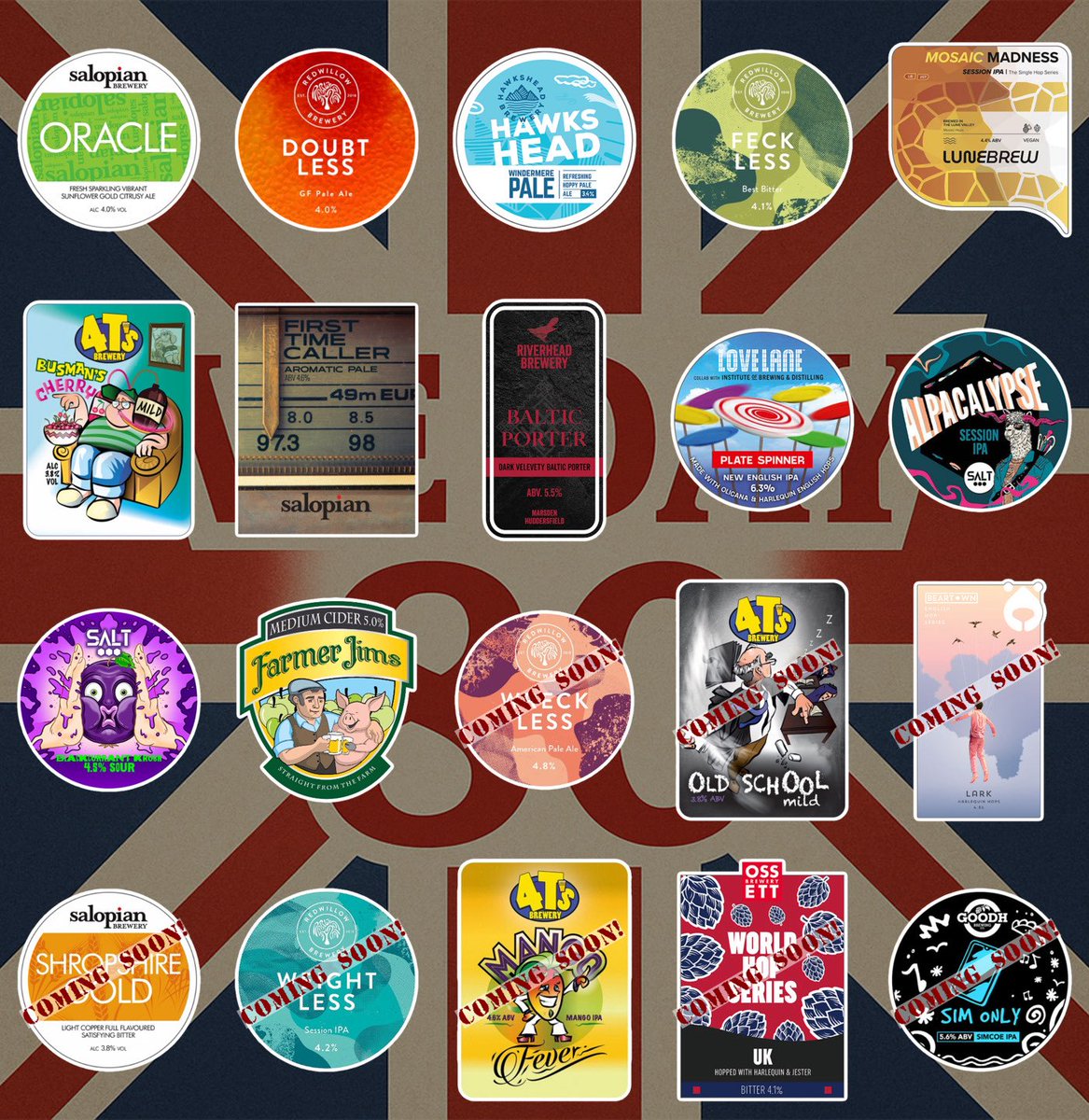 The Tavern Sports Bar (@tavern25) on Twitter photo On the bar today!
Beer Board: bit.ly/32Sqwmy
<a href="/SalopianBrewery/">Salopian Brewery</a> <a href="/redwillowbrew/">Redwillow Brewery</a> <a href="/HawksheadBrewer/">Hawkshead Brewery</a> <a href="/Lunebrewco/">Lune Brew Co.</a> <a href="/4tsbrewery/">4T's Brewery</a> <a href="/RiverheadBrewer/">Riverhead Brewery</a> <a href="/lovelanebrewing/">Love Lane Brewery</a> <a href="/SaltBeerFactory/">SALT</a> #FarmerJimsCider
#RealAleFinder On the bar today!
Beer Board: bit.ly/32Sqwmy
<a href="/SalopianBrewery/">Salopian Brewery</a> <a href="/redwillowbrew/">Redwillow Brewery</a> <a href="/HawksheadBrewer/">Hawkshead Brewery</a> <a href="/Lunebrewco/">Lune Brew Co.</a> <a href="/4tsbrewery/">4T's Brewery</a> <a href="/RiverheadBrewer/">Riverhead Brewery</a> <a href="/lovelanebrewing/">Love Lane Brewery</a> <a href="/SaltBeerFactory/">SALT</a> #FarmerJimsCider
#RealAleFinder