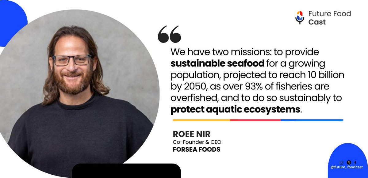 Can we enjoy luxury seafood sustainably? 🤔 

 Hear from Roee Nir of Forsea Foods on our podcast about their cell-cultured eel (unagi) and the future of seafood! 

#Sustainability #Innovation #seafoodindustry 🎧