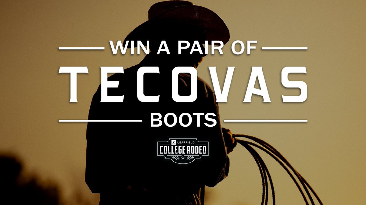 LearfieldRodeo's tweet image. 𝙒𝙞𝙣 𝙖 𝙥𝙖𝙞𝙧 𝙤𝙛 𝙏𝙚𝙘𝙤𝙫𝙖𝙨 𝘽𝙤𝙤𝙩𝙨
 
1⃣ Take a quick survey 📜bit.ly/4iPWGmm
2⃣ Follow us &amp;amp; like this post 👍
 
Winner will be selected on May 21st 
 
#LearfieldCollegeRodeo