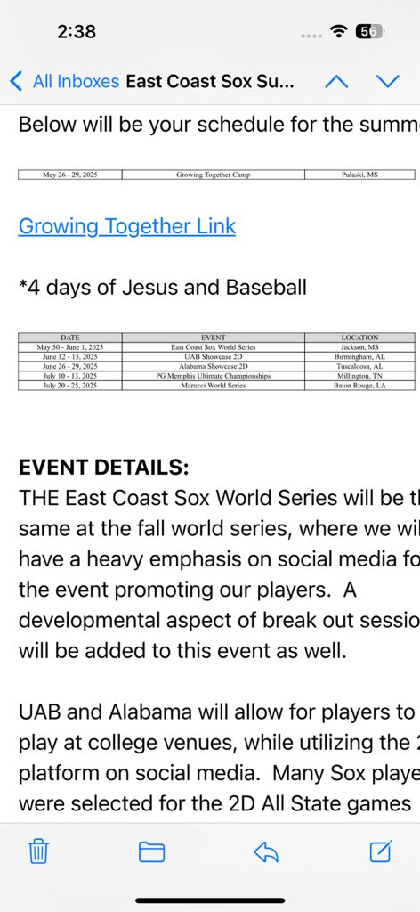 <a href="/NCSA_Baseball/">NCSA Baseball</a> <a href="/POMalley_NCSA/">Pat O'Malley</a> <a href="/CoachHarrisNCSA/">Davide Harris</a> <a href="/CoachSchaabNCSA/">Geoff Schaab</a> <a href="/CoachGoldenNCSA/">Hunter Golden</a> <a href="/CoachCoyBNCSA/">Coy Barnett</a> <a href="/NCSARaymond/">Ray Napientek</a> <a href="/CoachCamNCSA/">Cam Beattie</a> <a href="/NCSAMattoon/">Tyler Mattoon</a> <a href="/CoachCBNCSA/">Chris Browning ✝️🇺🇸</a> <a href="/CoachHelms_NCSA/">Tyler Helms</a> Elijah Lambert
CF/SS
Alabama