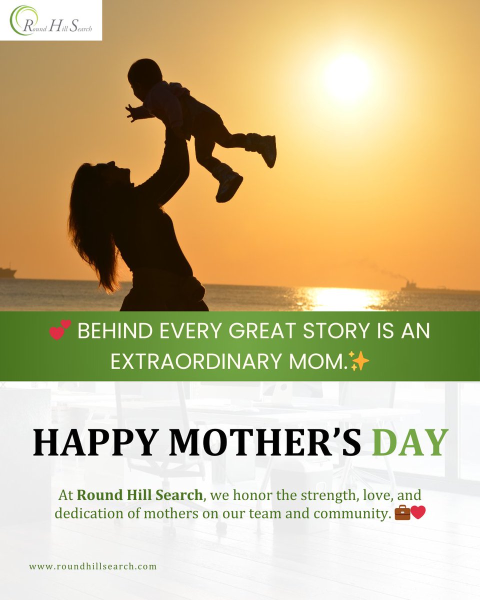 Round Hill Search (@roundhillsearch) on Twitter photo 🌸💼 Happy Mother’s Day from <a href="/RoundHillSearch/">Round Hill Search</a>!
Here’s to the moms who balance life, law, and love—your dedication inspires us all. 🌟💕
.
.
.
#MothersDay2025 #RoundHillSearch #WomenWhoLead #CelebratingMothers 🌸💼 Happy Mother’s Day from <a href="/RoundHillSearch/">Round Hill Search</a>!
Here’s to the moms who balance life, law, and love—your dedication inspires us all. 🌟💕
.
.
.
#MothersDay2025 #RoundHillSearch #WomenWhoLead #CelebratingMothers