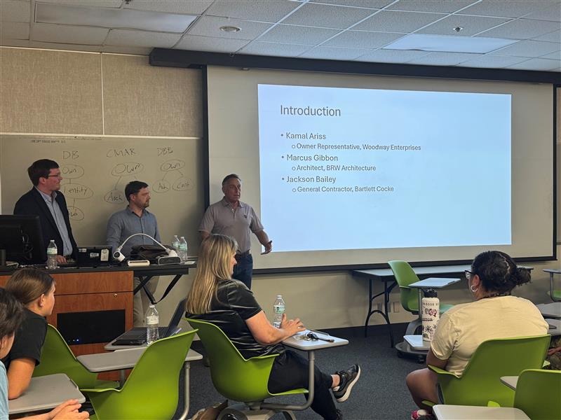 BartlettCockeGC's tweet image. Huge kudos to Jackson Bailey, PM in our Houston (East Texas) office! Invited by @tamu's College of Architecture Dean to lecture Regent Scholars—plus he teaches there too. 🔥

Proud to have leaders like Jackson repping BCGC!

#TeamBCGC #AggiePride #ConstructionLeadership