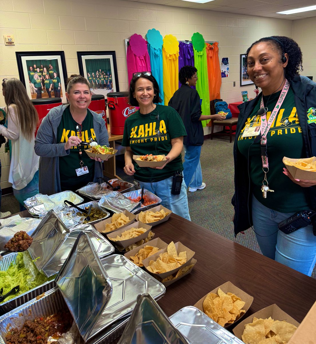 Kahla Middle School (@kahlams) on Twitter photo <a href="/raisingcanes/">Raising Cane's</a> Wednesday- This is Nacho Average Staff! Our Kahla staff enjoyed some nachos courtesy of Backyard Grill <a href="/raisingcanes/">Raising Cane's</a> Wednesday- This is Nacho Average Staff! Our Kahla staff enjoyed some nachos courtesy of Backyard Grill