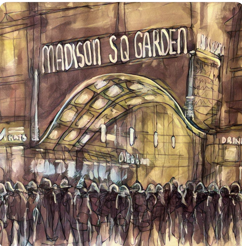 My Garden Art Lets Go Knicks BringTheNoiseApp.com