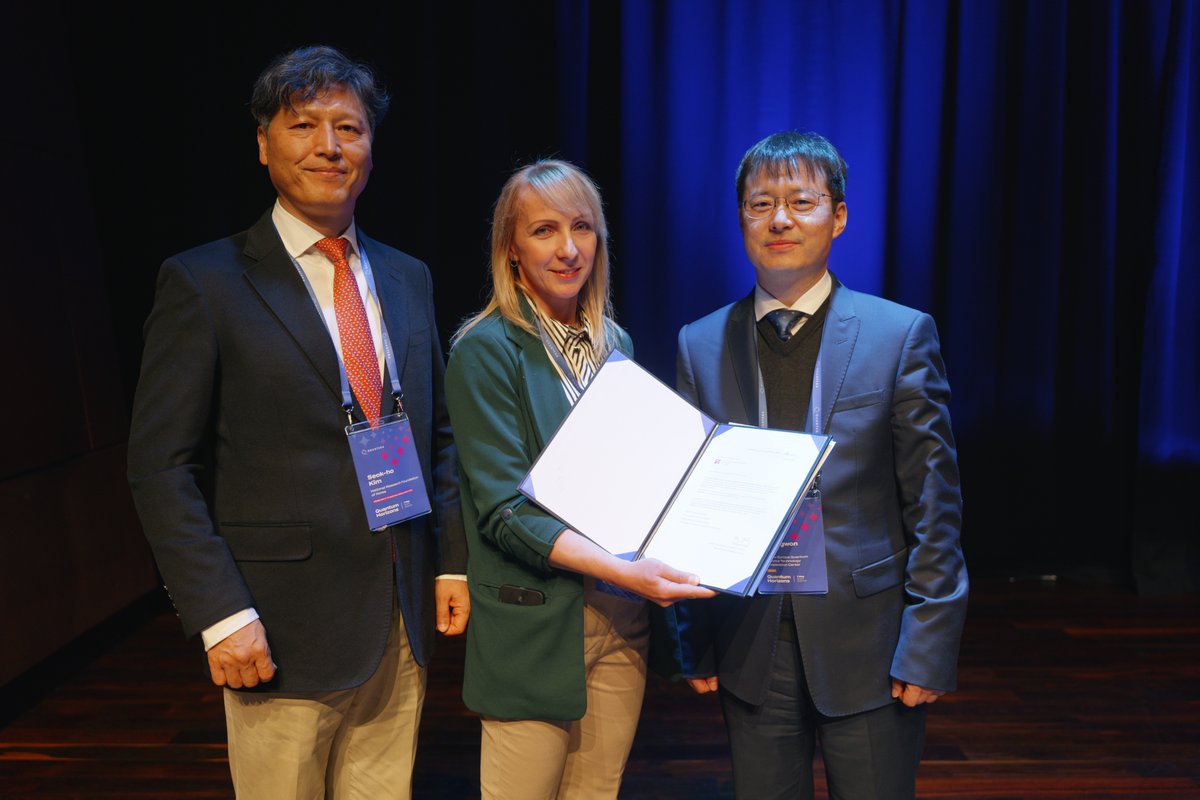 🤝With great joy and pride, we thank our partners from South Korea for the Letter of Intent regarding participation in the #QuantERA programme.
It is a great honour for us and a step toward even stronger international cooperation in the field of quantum research.
#QuantumHorizons