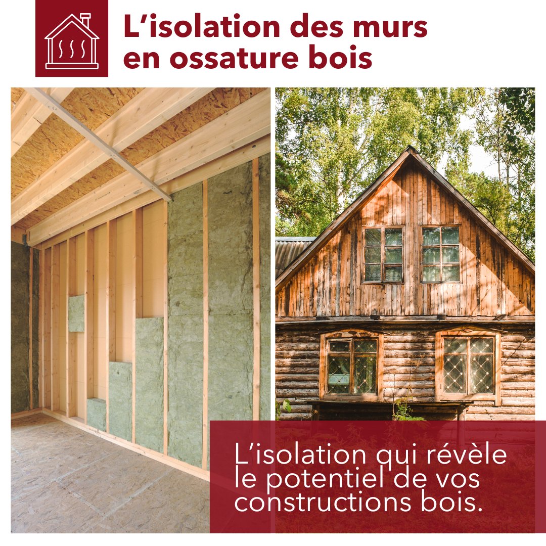 L’ossature bois séduit par sa légèreté, son esthétique et ses performances ! 🪵

Optimisez vos constructions avec la laine de roche #ROCKWOOL : isolation thermique, acoustique et environnementale garantie ✅

En savoir plus 👉 bit.ly/40gnbtY  
#Isolation #OssatureBois