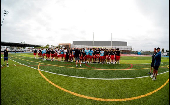 LosAlFootball's tweet photo. Spring ball in full swing! @BrandonHuffman @BlairAngulo @GregBiggins @ocvarsityguy @OC_Recruits @RepMax_io https://t.co/otQyBNv35w
