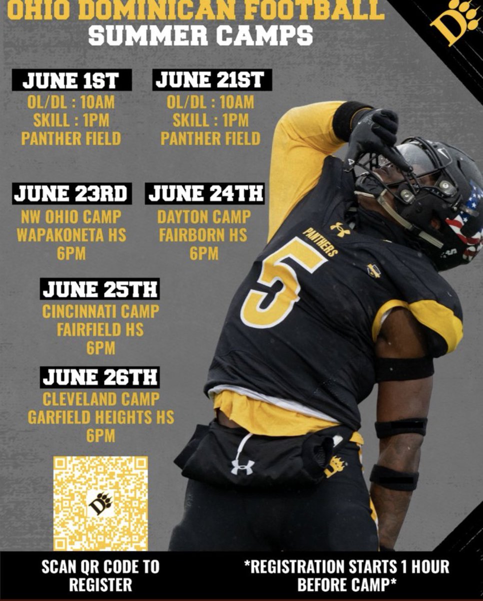 Terron Vaughn (@vaughnterron) on Twitter photo Happy to receive a camp invite to <a href="/OhioDominicanFB/">Ohio Dominican Football</a> <a href="/Swartzmiller_10/">Blaine Swartzmiller</a> <a href="/Coach_Mobley/">Coach Mobley</a> <a href="/PMCavsFootball/">Purcell Marian Football</a> Happy to receive a camp invite to <a href="/OhioDominicanFB/">Ohio Dominican Football</a> <a href="/Swartzmiller_10/">Blaine Swartzmiller</a> <a href="/Coach_Mobley/">Coach Mobley</a> <a href="/PMCavsFootball/">Purcell Marian Football</a>