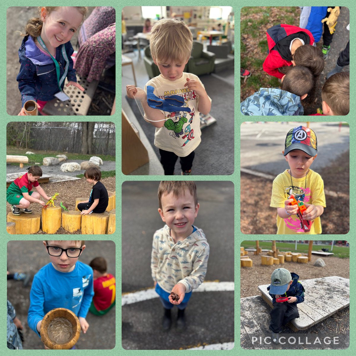 Exploration, imagination, and a whole lot of fun! Our little adventurers are learning through play every step of the way! #ocsboutdoors #ocsbdl #ocsbsteam