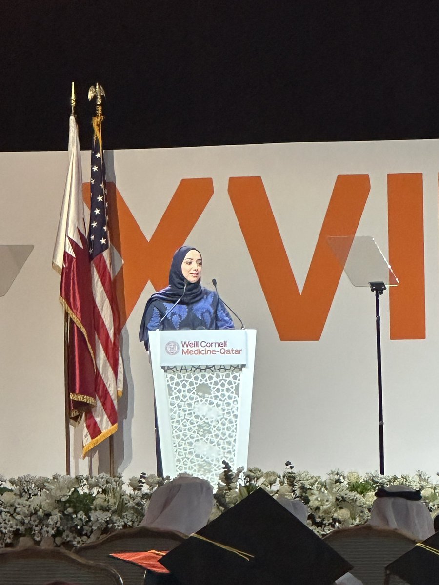 WeillCornellQatar (@wcmqatar) on Twitter photo Keynote speaker alumna Dr. Bothina Al-Mulla <a href="/DrBothina/">Bothina Ali Al-Mulla</a>, class of 2011, congratulated the WCM-Q Class of 2025
المتحدثة الرئيسة خرّيجة وايل كورنيل للطب – قطر، دفعة 2011، الدكتورة بثينة الملا أثناء إلقاء كلمتها في حفل تخرّج دفعة 2025
<a href="/Cornell/">Cornell University</a> <a href="/QF/">Qatar Foundation</a> <a href="/WeillCornell/">Weill Cornell Medicine</a> <a href="/CornellAlumni/">Cornell Alumni</a> Keynote speaker alumna Dr. Bothina Al-Mulla <a href="/DrBothina/">Bothina Ali Al-Mulla</a>, class of 2011, congratulated the WCM-Q Class of 2025
المتحدثة الرئيسة خرّيجة وايل كورنيل للطب – قطر، دفعة 2011، الدكتورة بثينة الملا أثناء إلقاء كلمتها في حفل تخرّج دفعة 2025
<a href="/Cornell/">Cornell University</a> <a href="/QF/">Qatar Foundation</a> <a href="/WeillCornell/">Weill Cornell Medicine</a> <a href="/CornellAlumni/">Cornell Alumni</a>