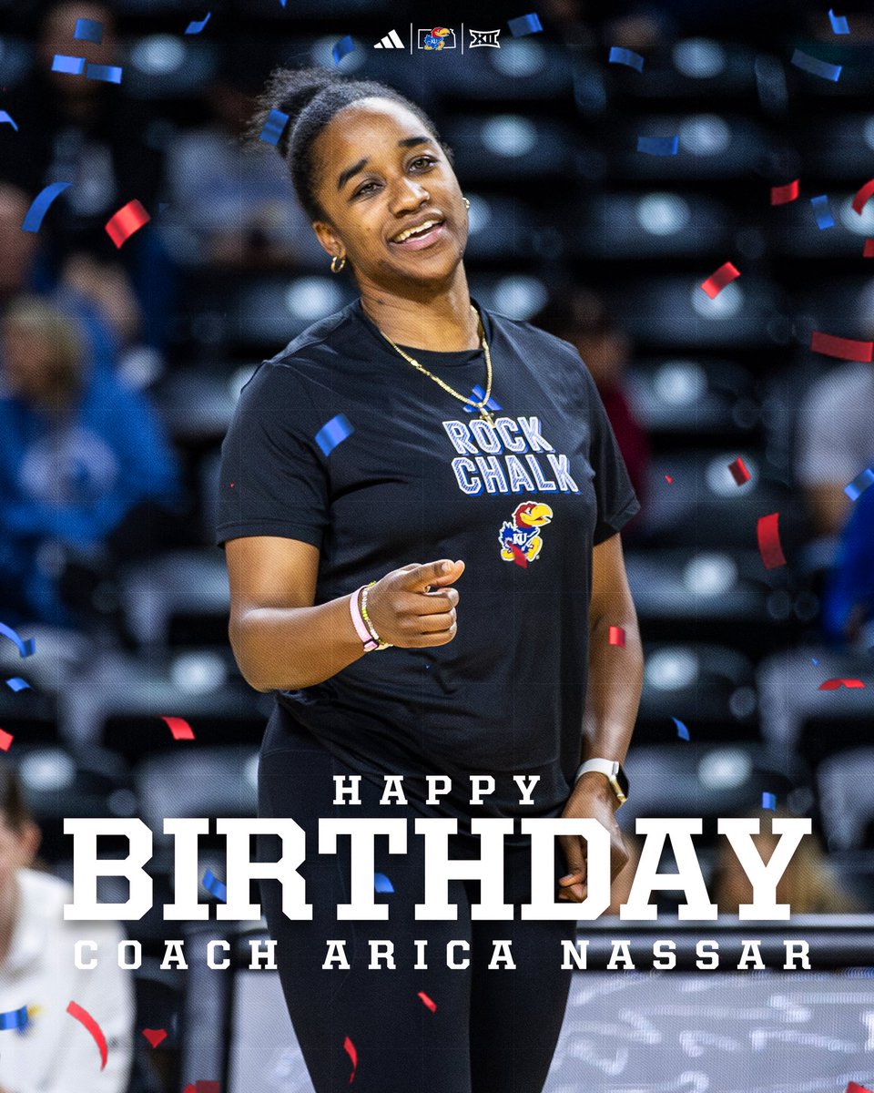 Happy birthday, Coach Arica Nassar 🎉 

#RockChalk
