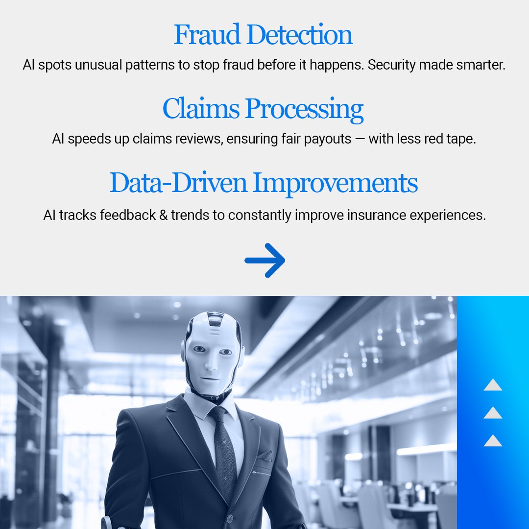BALazaroIns's tweet image. 🚀 AI is transforming life insurance!

From faster claims to real-time support, discover how technology is making coverage smarter, quicker, and safer.

👀 Swipe through 8 ways AI is reshaping the industry.

👉 balazaroinsurance.com

#lifeInsurance #InsurTechRevolution #AI