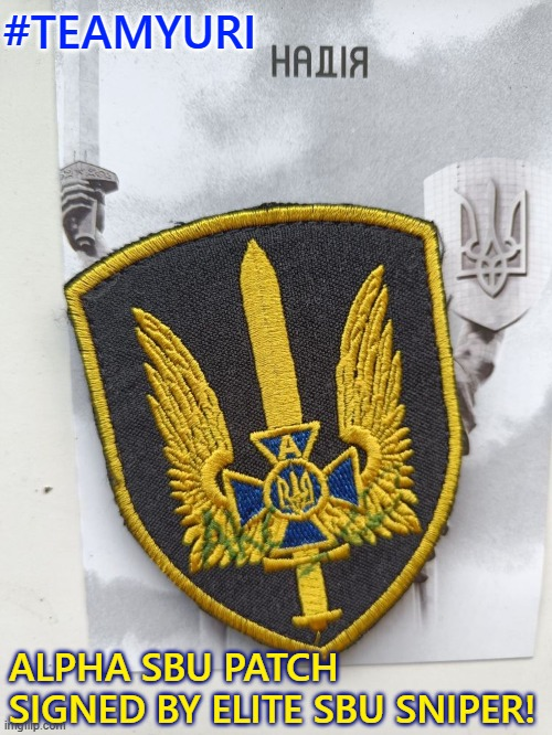 GrootCorine's tweet photo. @Justinhead1982 @Y_Chornomorets Hi #PatchCollectors More 🇺🇦S.B.U. Patches signed by Sniper Legends are available for a $100 donation ‼️
https://t.co/dWtMVU4Tco https://t.co/86yRhiIwYo