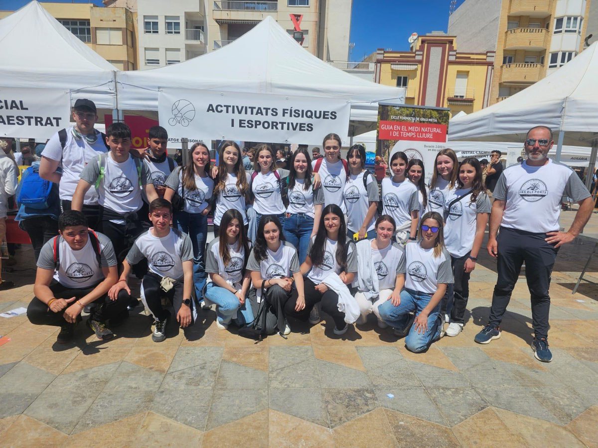 IES Els Ports a la Fira de Cicles de Vinaròs. A partir del curs 25-26, comptarem en el CFGS Acondicionament Físic. <a href="/GvaSomFP/">GVASomFP</a>