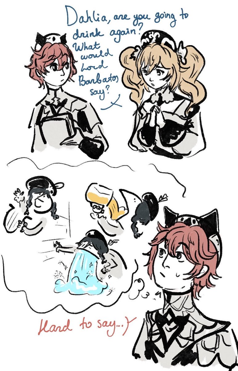 The Lord himself guides me 
#GenshinImpact #Dahlia