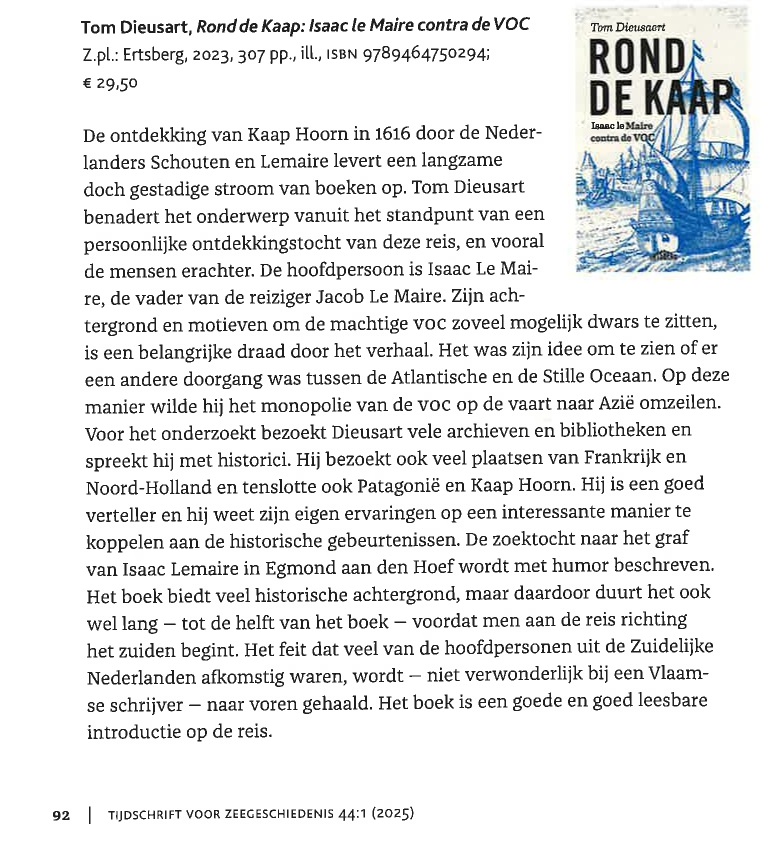 Tom Dieusaert (@argentomas) on Twitter photo Recensie van #RonddeKaap in het Tijdschrift voor Zeegeschiedenis. Om maar te zeggen hoeveel Nederland met de zee (en water) heeft. Nog steeds verkrijgbaar bij <a href="/ErtsbergB/">Ertsberg uitgeverij</a> Recensie van #RonddeKaap in het Tijdschrift voor Zeegeschiedenis. Om maar te zeggen hoeveel Nederland met de zee (en water) heeft. Nog steeds verkrijgbaar bij <a href="/ErtsbergB/">Ertsberg uitgeverij</a>