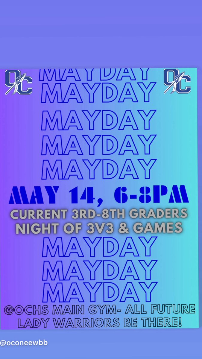 OCHS Lady Warriors Basketball (@oconeewbball) on Twitter photo Calling Future Lady Warriors! Calling Future Lady Warriors!