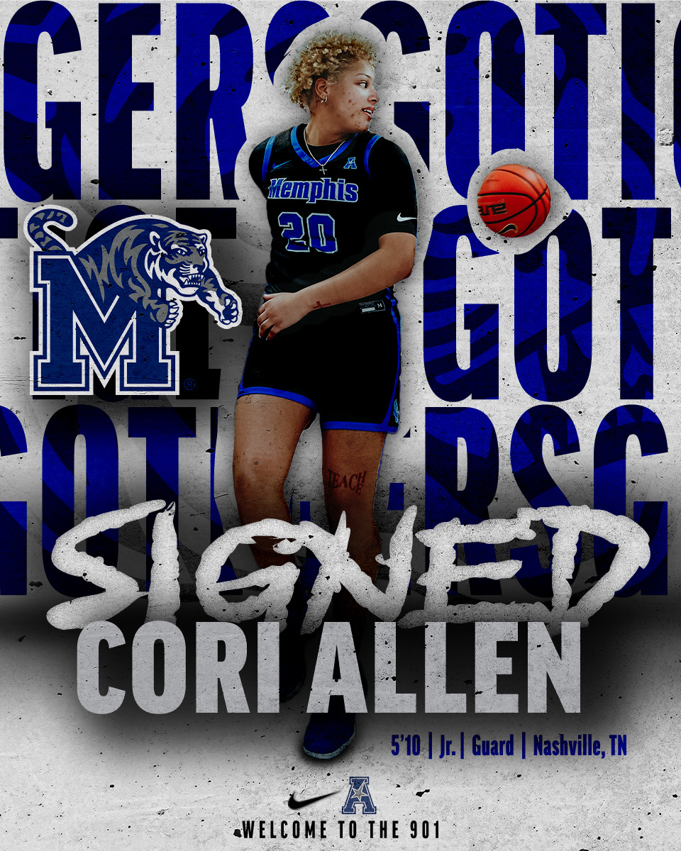 Memphis Women's Basketball (@memphiswbb) on Twitter photo From the Midwest to the Mid-South 🛣️
Welcome to Ⓜ️emphis, <a href="/BigGuardCori/">Cori Allen</a> ‼️
READ ➡️ tinyurl.com/yc8s66zc From the Midwest to the Mid-South 🛣️
Welcome to Ⓜ️emphis, <a href="/BigGuardCori/">Cori Allen</a> ‼️
READ ➡️ tinyurl.com/yc8s66zc