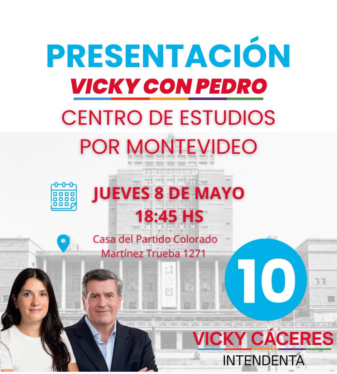Mañana presentamos con <a href="/vickitacaceres/">Virginia Cáceres Batalla</a> <a href="/ConradoRodUy/">Conrado Rodríguez</a> <a href="/CarlosRydstrom/">Carlos Rydström</a> <a href="/JuriAdrian/">Adrian Juri</a> <a href="/Juanma15/">Juan Martin Jorge #JM</a> <a href="/MatiasBarreto_/">Matias Barreto</a> y muchos el Centro y Observatorio del futuro Montevideo