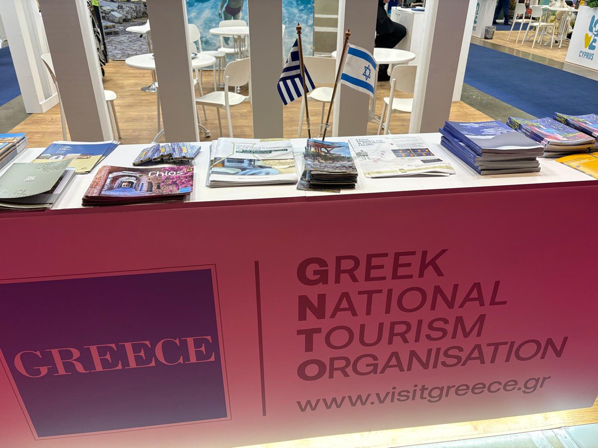 Greece in Israel (@greeceintelaviv) on Twitter photo Being among the top destinations for Israeli tourists🏖, we participate with great pleasure at the <a href="/IMTMTelAviv/">IMTM Tel Aviv</a>
🇮🇱Minister of Tourism, <a href="/HaimKatz_/">חיים כץ</a> met today with the Ambassador of 🇬🇷 in Israel, Maya Solomou at the opening of IMTM 2025
<a href="/MinTourGR/">Υπουργείο Τουρισμού</a>
<a href="/VisitGreecegr/">Visit Greece</a>
#Greece
#tourism Being among the top destinations for Israeli tourists🏖, we participate with great pleasure at the <a href="/IMTMTelAviv/">IMTM Tel Aviv</a>
🇮🇱Minister of Tourism, <a href="/HaimKatz_/">חיים כץ</a> met today with the Ambassador of 🇬🇷 in Israel, Maya Solomou at the opening of IMTM 2025
<a href="/MinTourGR/">Υπουργείο Τουρισμού</a>
<a href="/VisitGreecegr/">Visit Greece</a>
#Greece
#tourism