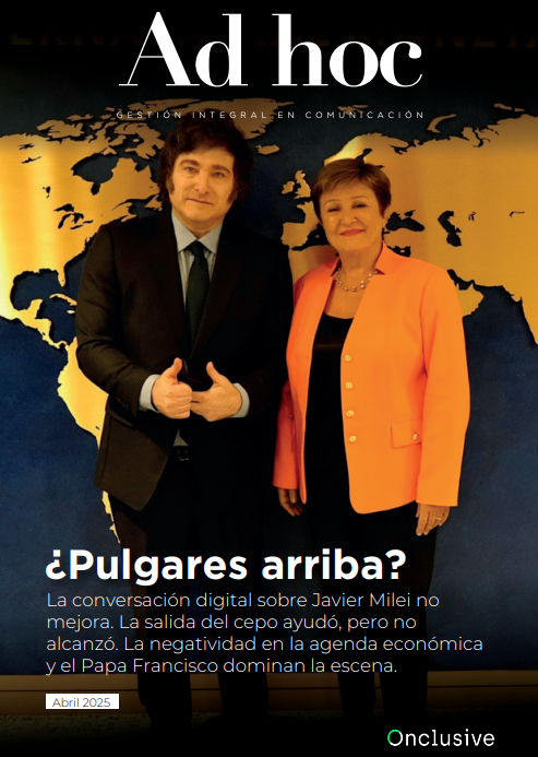 PULGARES ARRIBA❓

La conversación digital sobre Javier Milei no mejora. La salida del cepo ayudó, pero no fue suficiente para torcer la tendencia. 

📲Leé los detalles sobre la imagen digital del presidente 👇