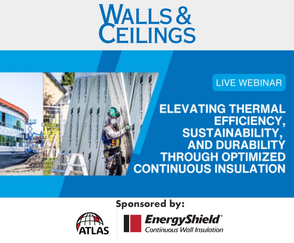 johnflbea's tweet image. LIVE WEBINAR
Elevating Thermal Efficiency, Sustainability and Durability Through Optimized Continuous Insulation
May 8, 2025 at 2:00 PM EDT
Click the link to learn more and join!
flbea.com/elevating-ther…
#Atlas #AtlasContinuousWallInsulation #ExteriorWallInsulation