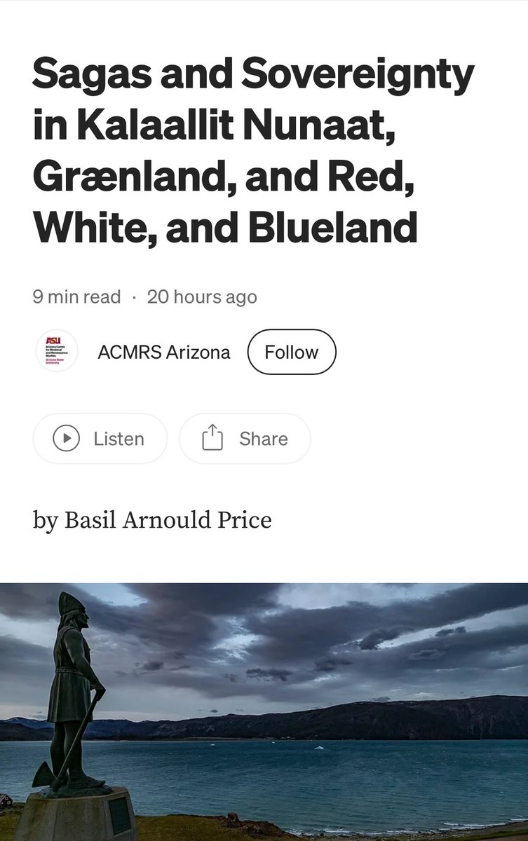 Dr. Basil Arnould Price (@basilaprice) on Twitter photo New work from me in <a href="/ACMRSPress/">ACMRS Press</a>ās The Sundial, all about Greenland and imperial fantasies, old and new.
medium.com/the-sundial-ac⦠New work from me in <a href="/ACMRSPress/">ACMRS Press</a>ās The Sundial, all about Greenland and imperial fantasies, old and new.
medium.com/the-sundial-acā¦