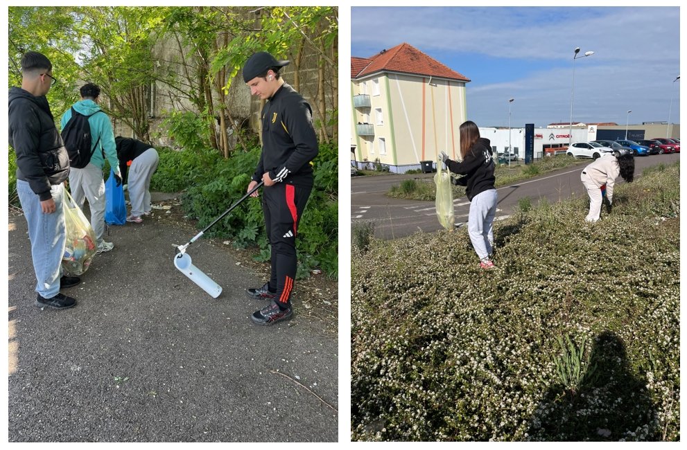 LBPascalForbach's tweet image. 💪 Mobilisation éco-citoyenne au #LycéeBlaisePascal de #Forbach !
Nos éco-délégués ont nettoyé les abords du lycée, notamment autour des magasins #ALDI #BM #GrandFrais. 🌿 Un environnement plus propre et une prise de conscience collective.
 #Citoyenneté
@pf_mourier
@cabbeke