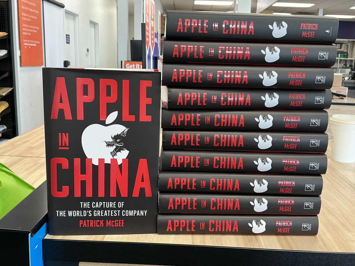 Six days until APPLE IN CHINA hits the shelves :)

I pitched this book 2+ years ago. Spent months terrified I couldn’t pull it together. Countless hours finding people to speak with. I interviewed, sometimes interrogated and argued with, 200+ people. 

I had short moments of