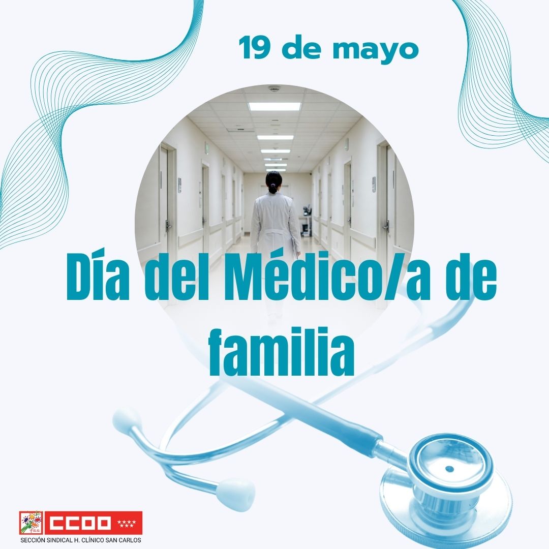 CCOO HClínicoSCarlos (@ccoohcsc) on Twitter photo En el #DíaDelMédicoDeFamilia, reivindicamos su papel clave en la atención primaria y exigimos condiciones dignas para poder cuidar a la población como merece. ¡Sin médicos de familia no hay sanidad pública! ✊🏽 #MedicinaDeFamilia <a href="/CCOOSanidadMad/">CCOO Sanidad Madrid</a> <a href="/zupo21/">Mariano Martín ✊</a> En el #DíaDelMédicoDeFamilia, reivindicamos su papel clave en la atención primaria y exigimos condiciones dignas para poder cuidar a la población como merece. ¡Sin médicos de familia no hay sanidad pública! ✊🏽 #MedicinaDeFamilia <a href="/CCOOSanidadMad/">CCOO Sanidad Madrid</a> <a href="/zupo21/">Mariano Martín ✊</a>