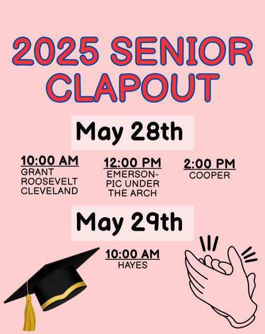 End of the year clap out dates!