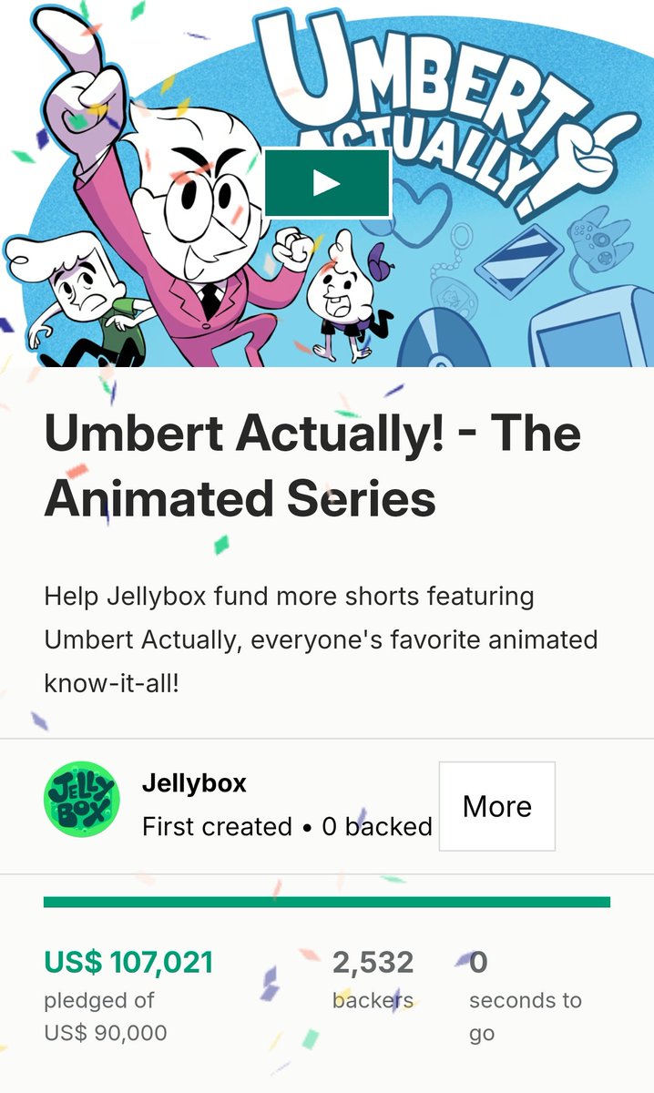 Starghettis's tweet image. π THE KICKSTARTER IS OVER!! We got 120% FUNDED!! π
I still can't believe it, and I'll never be able to thank you enough.
Thank you for believing in us in a time where LGBTQ+ rights are being threatened the most and educational animation is getting defunded.
We'll do our best π