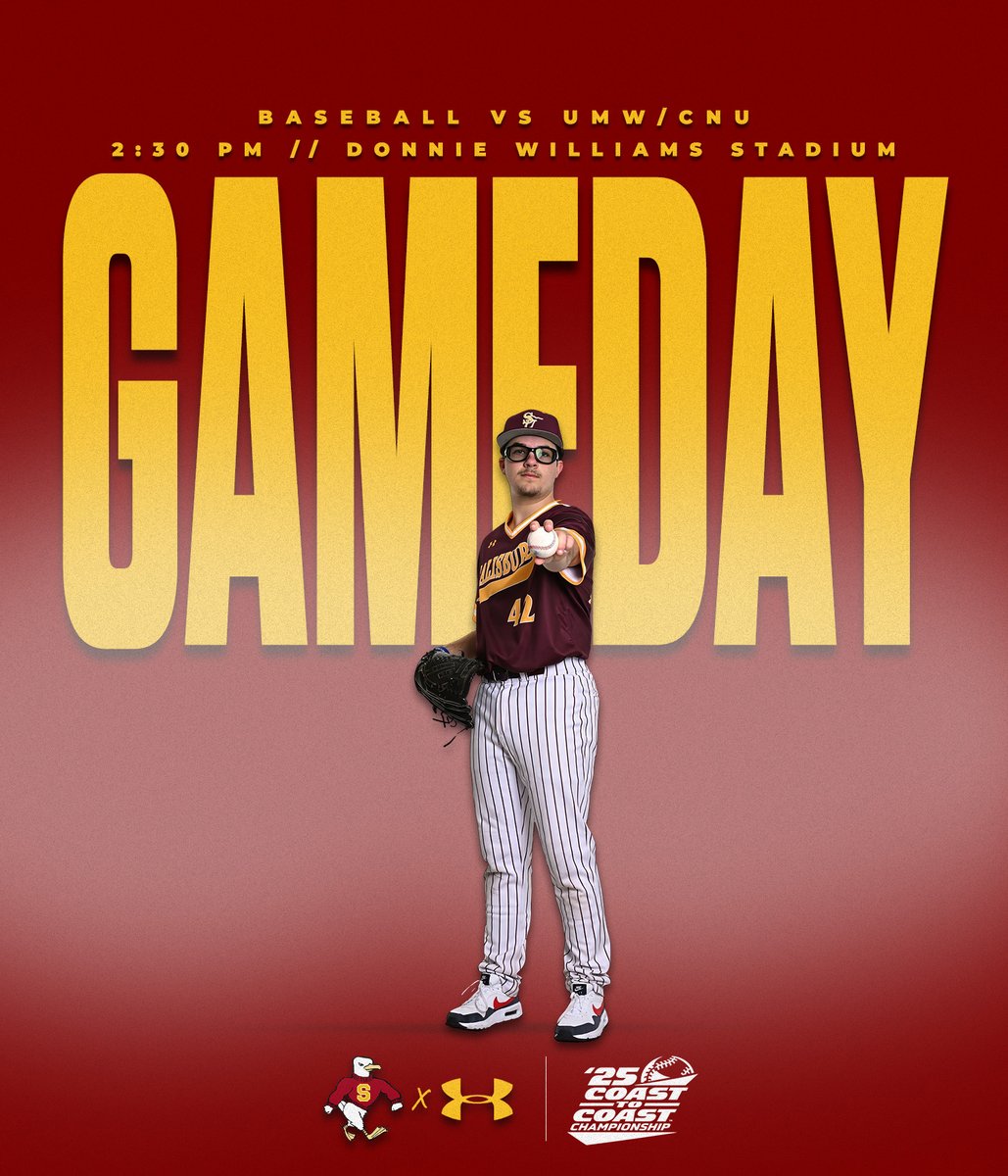 Salisbury Athletics (@suseagulls) on Twitter photo BSB: The crown is in reach 👑
No. 7 <a href="/SalisburyBB/">Salisbury Baseball</a> hosts the <a href="/C2CAthConf/">Coast-To-Coast Athletic Conference</a> Tournament, facing either UMW or CNU in the title game at 2:30 p.m.
#GoGulls | #d3baseball
📺: team1sports.com/suseagulls/
📈: suseagulls.com/sidearmstats/b…
📰: c2csports.com/tournaments/ba… BSB: The crown is in reach 👑
No. 7 <a href="/SalisburyBB/">Salisbury Baseball</a> hosts the <a href="/C2CAthConf/">Coast-To-Coast Athletic Conference</a> Tournament, facing either UMW or CNU in the title game at 2:30 p.m.
#GoGulls | #d3baseball
📺: team1sports.com/suseagulls/
📈: suseagulls.com/sidearmstats/b…
📰: c2csports.com/tournaments/ba…