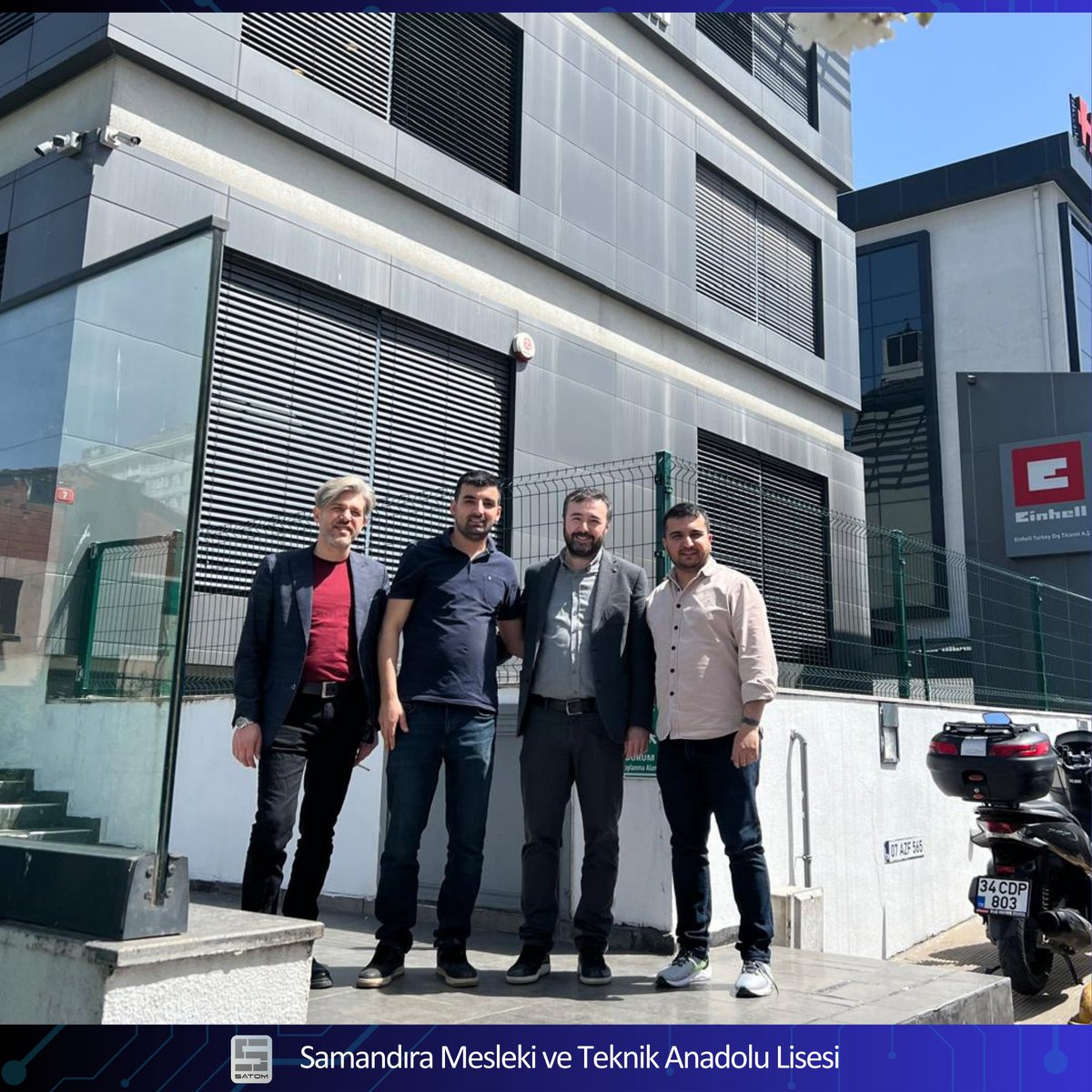 📌Okulumuz idareci ve öğretmenleri ile 60 yıllık bir deneyime sahip olan Einhell Türkiye firması yetkililerini ziyaret ettik ve yeni yapılan atölyelerimize yapacakları destekleri ile ilgili görüşmede bulunduk.

<a href="/tcmeb/">Millî Eğitim Bakanlığı</a> <a href="/istanbulilmem/">İstanbul İl Millî Eğitim Müdürlüğü</a> <a href="/istanbul_MTE/">İstanbul Mesleki ve Teknik Eğitim</a> @sancaktepeilcemem <a href="/ugur_sahin/">ugur sahin</a>