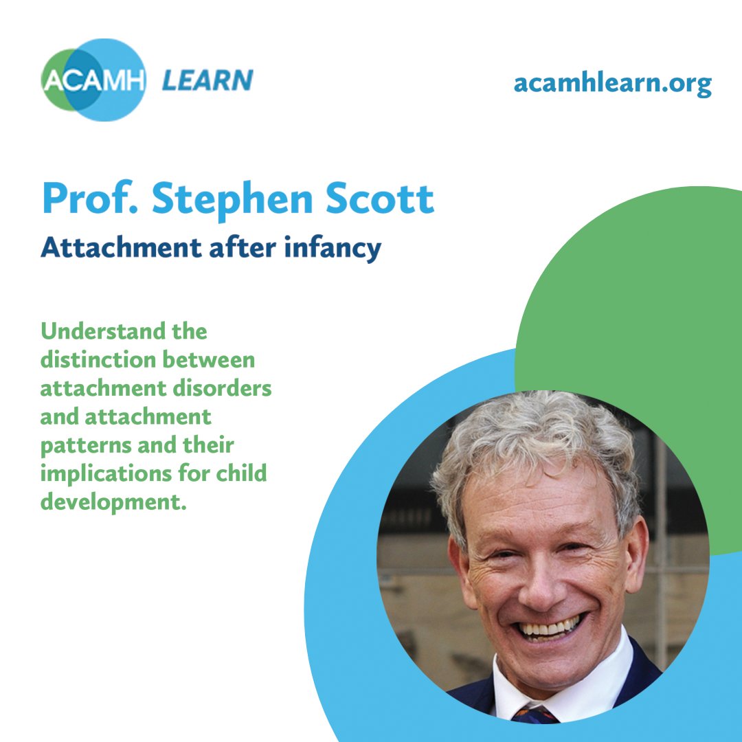Association for Child & Adolescent Mental Health (@acamh) on Twitter photo Why is sensitive parenting important in fostering emotional regulation and resilience?
In this #ACAMHLearn talk, <a href="/stephenscottkcl/">Prof Stephen Scott CBE (KCL)</a> explores #Attachment beyond #Infancy, questioning whether #EarlyAttachment patterns remain significant in later development. bit.ly/4k1nO33 Why is sensitive parenting important in fostering emotional regulation and resilience?
In this #ACAMHLearn talk, <a href="/stephenscottkcl/">Prof Stephen Scott CBE (KCL)</a> explores #Attachment beyond #Infancy, questioning whether #EarlyAttachment patterns remain significant in later development. bit.ly/4k1nO33
