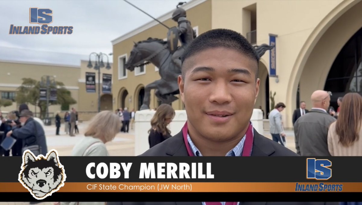 🥇 CIF State Champion Wrestler Coby Merrill talks about his title and hoping to reach the World Trials in Bulgaria this summer!
📺 The Inland Sports Show begins at 7:05pm tonight!
🔗 youtube.com/live/Xx0PQ74xx…