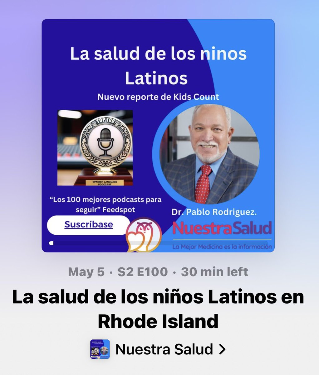 Paige Parks (@paigecparks) on Twitter photo En este episodio de Nuestra Salud hablaremos con la directora ejecutiva de Kids Count, Paige Parks acerca del nuevo reporte, concentrándonos en la salud de los niños Latinos. Thank you <a href="/nuestrasalud/">Pablo Rodriguez, MD</a> for having me on! #RIFactbook <a href="/RIKidsCount/">RI KIDS COUNT</a> En este episodio de Nuestra Salud hablaremos con la directora ejecutiva de Kids Count, Paige Parks acerca del nuevo reporte, concentrándonos en la salud de los niños Latinos. Thank you <a href="/nuestrasalud/">Pablo Rodriguez, MD</a> for having me on! #RIFactbook <a href="/RIKidsCount/">RI KIDS COUNT</a>