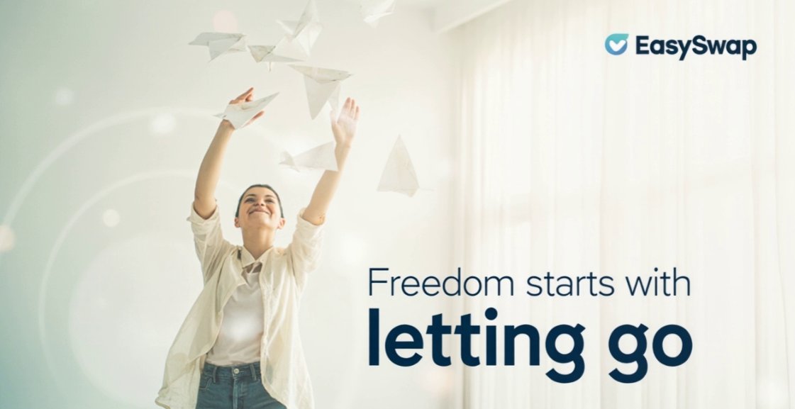 EasySwap_xyz's tweet image. The things you no longer need are silently taking up space in your life. Set them free on EasySwap, and watch both your space and wallet expand. Freedom begins with letting go. ✨ #MindfulLiving #solana #pumpfun #web3