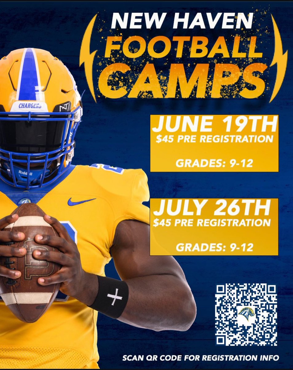 Tom Scerbo (@coachscerb) on Twitter photo šØClass of 2026šØ
Got Dreams of playing Division 1ā
ā”ļøLetās talk about making them happen at THE University Of New Havenā”ļø
New Haven Football Recruiting Questionnaire questionnaires.armssoftware.com/b1e2db406055
New Haven Football Camps ā June 19 and July 26 newhavenfootballcamps.totalcamps.com/About%20Us šØClass of 2026šØ
Got Dreams of playing Division 1ā
ā”ļøLetās talk about making them happen at THE University Of New Havenā”ļø
New Haven Football Recruiting Questionnaire questionnaires.armssoftware.com/b1e2db406055
New Haven Football Camps ā June 19 and July 26 newhavenfootballcamps.totalcamps.com/About%20Us